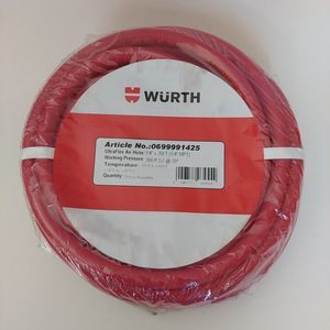 UltraFlex Air Hose WURTH 1/4" x 25FT 0699991425 1/4" MPT Pressure 300 P.S.I. 70